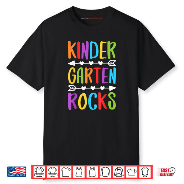 Kindergarten Rocks Back To School Teacher Shirt
