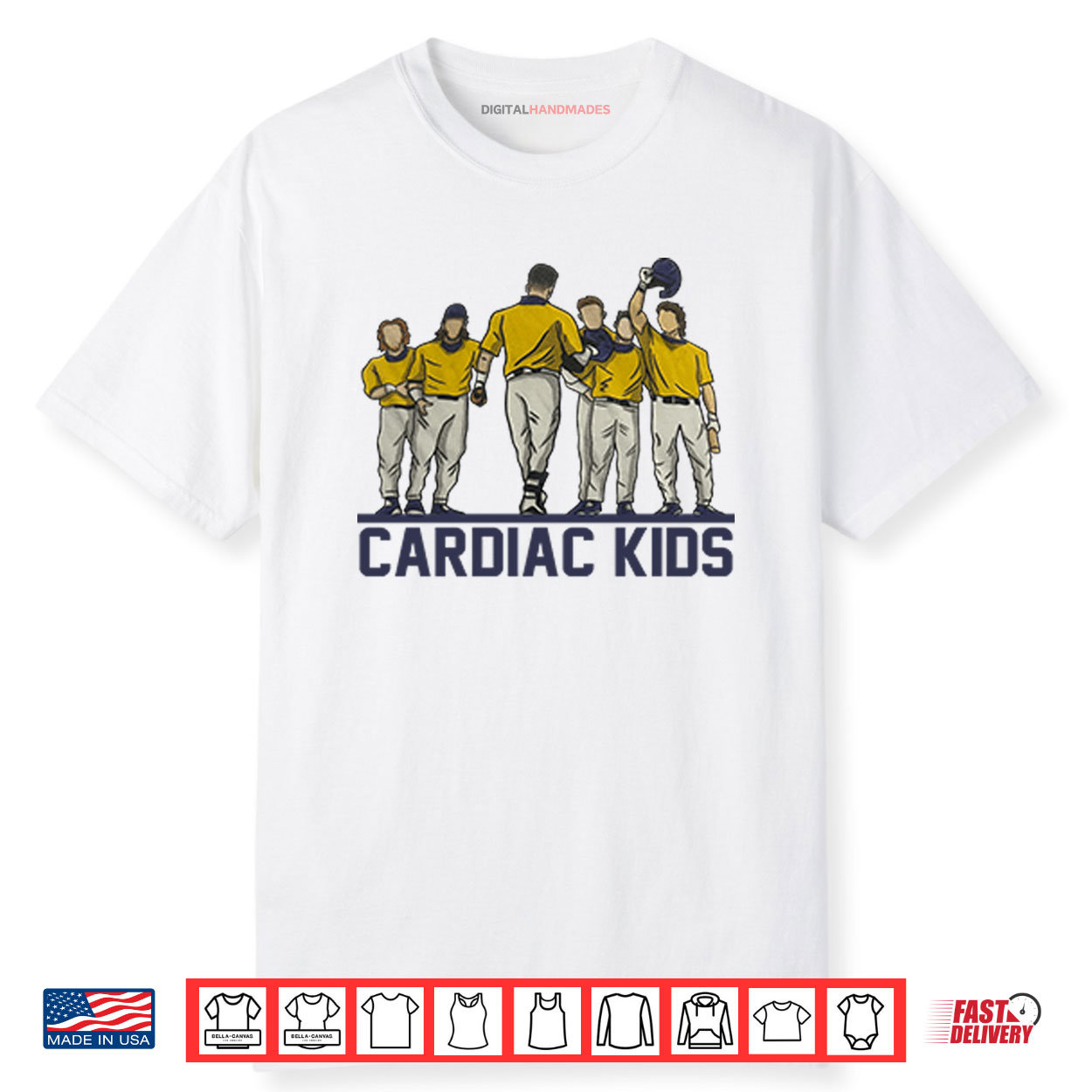 LSU Tigers Baseball Cardiac Kids Shirt