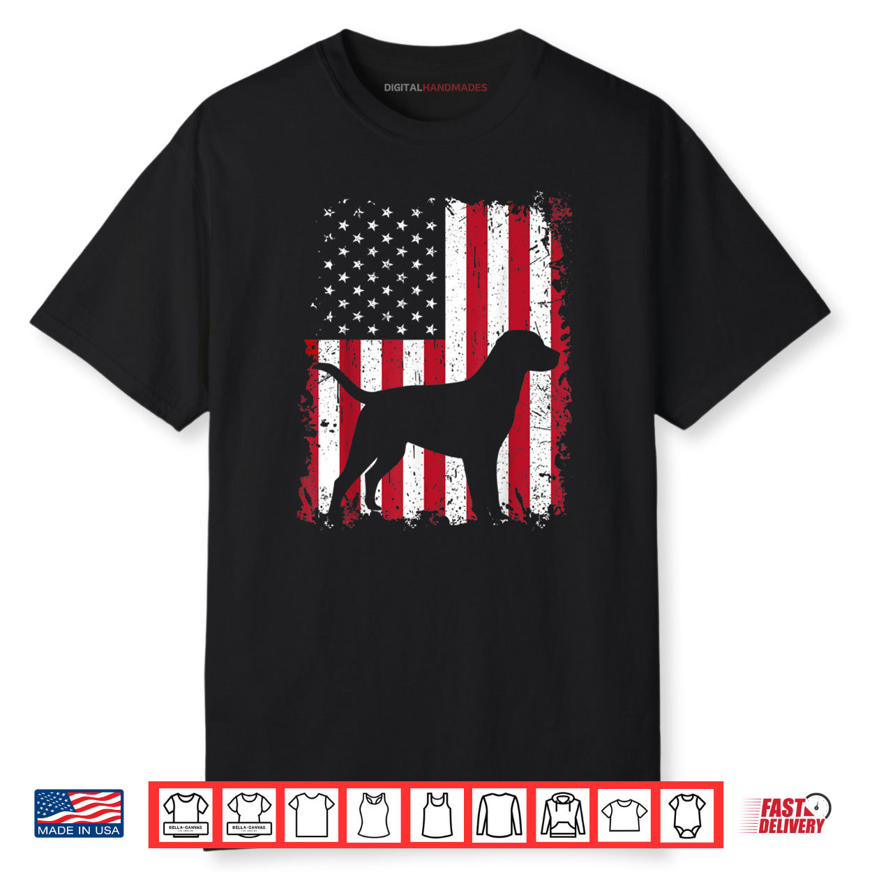 Labrador 4th of July Patriotic American USA Flag Gift Shirt Labrador 4th of July Patriotic American USA Flag Gift Shirt