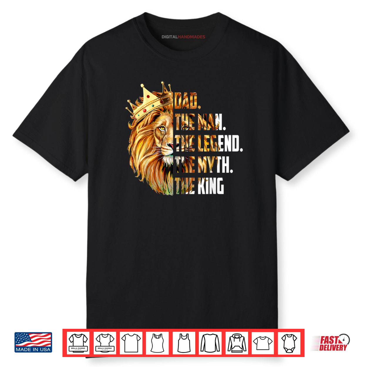 Lion Dad The Man The Myth The Legend Grandpa Father’s Day Shirt Lion Dad The Man The Myth The Legend Grandpa Father’s Day Shirt