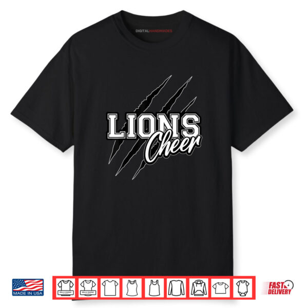 Lions Cheer Back To School Cheerleading Team Spirit Shirt