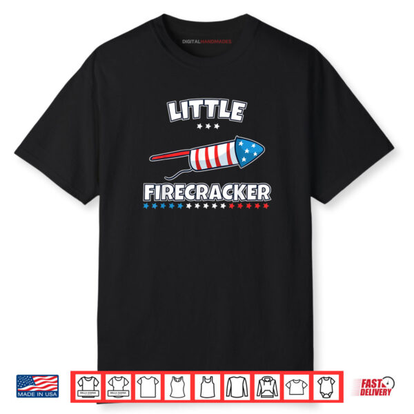 Little Firecracker Family Matching 4th of July Shirt