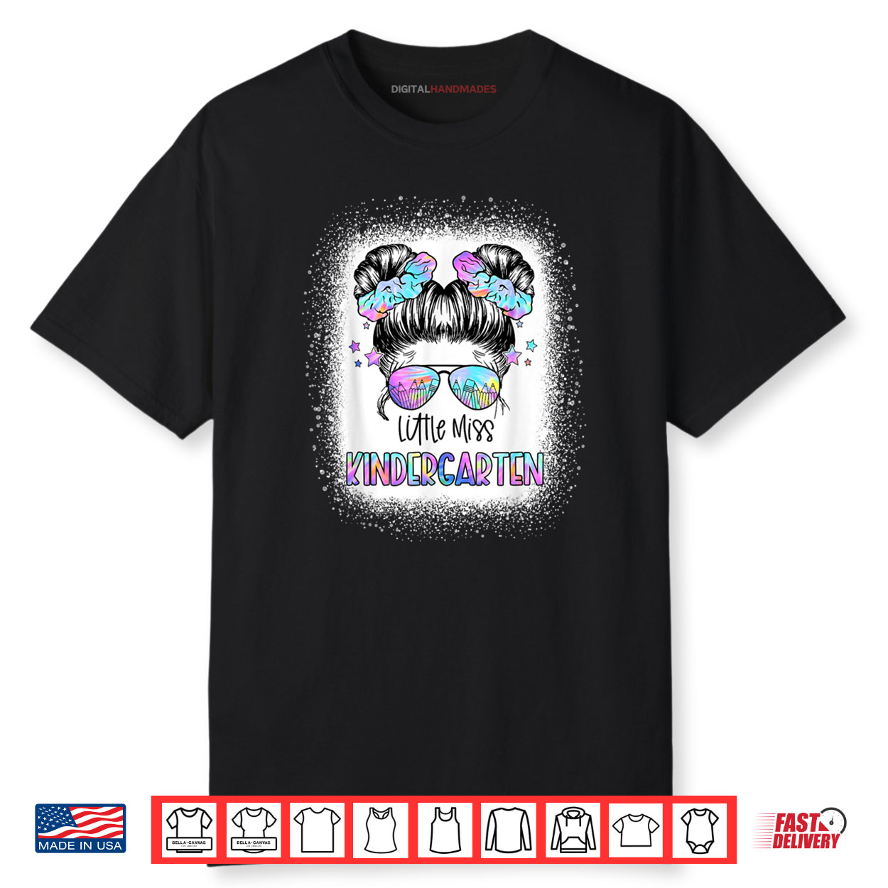 Little Miss Kindergarten First Day Of School 1st Day Girls Shirt Little Miss Kindergarten First Day Of School 1st Day Girls Shirt