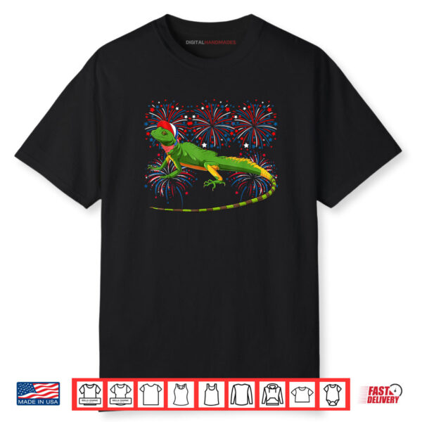 Lizard 4th Of July American Flag Fireworks Costume Animal Shirt