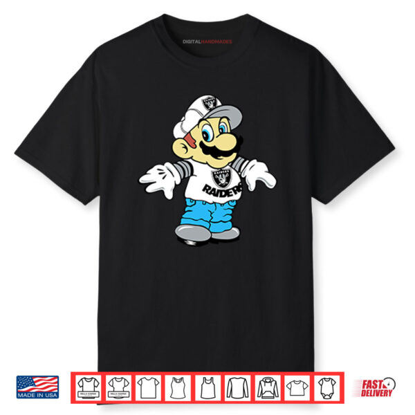 Mario Las Vegas Raiders Shirt