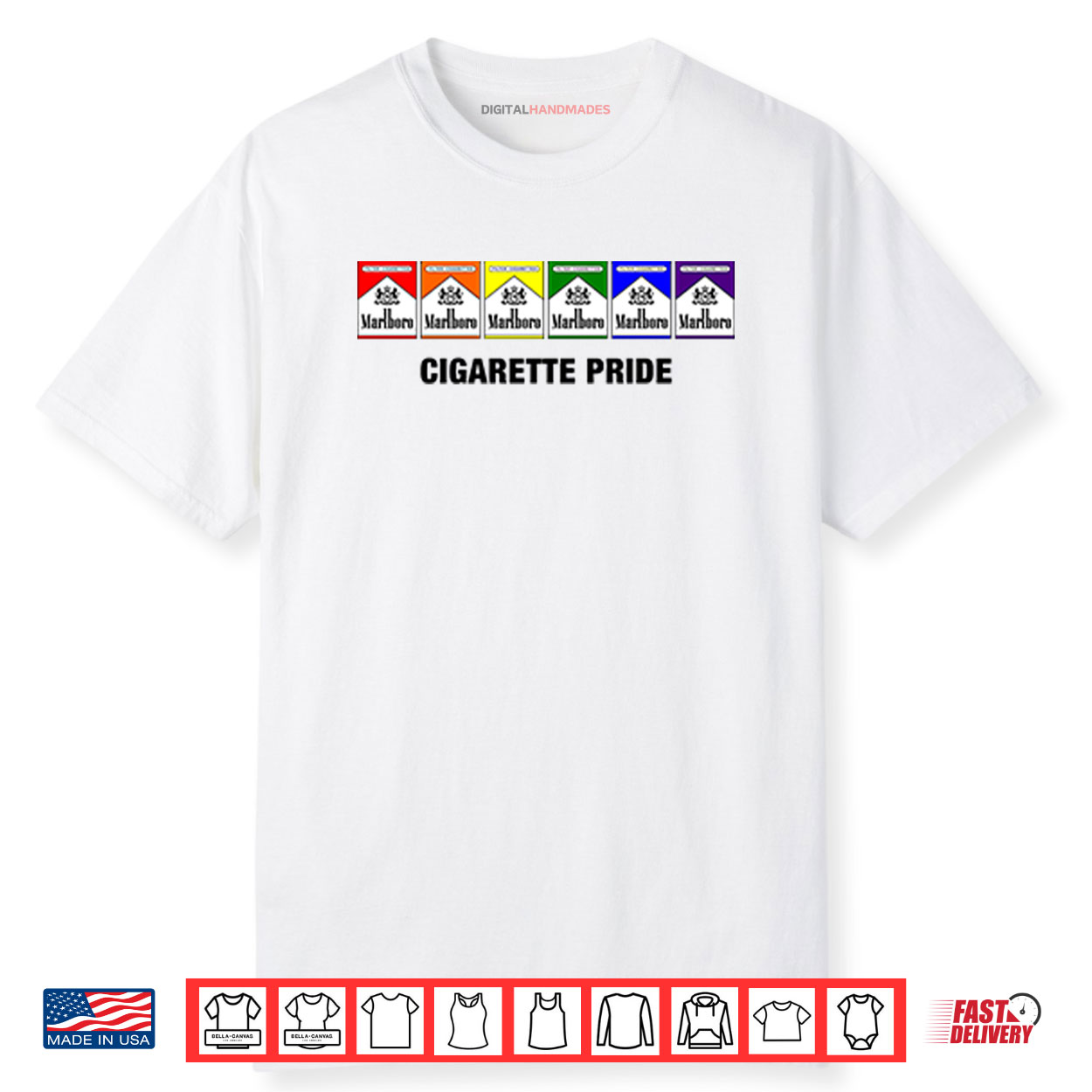 Marlboro Cigarette LGBT Pride Shirt Marlboro Cigarette LGBT Pride Shirt