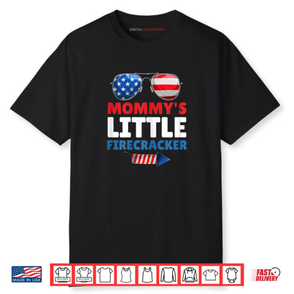Mommy’s of Little Firecracker Family Matching 4th of July Shirt