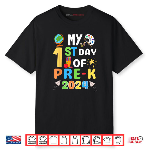 My 1st Day Of Pre K First Day Back to School Shirt
