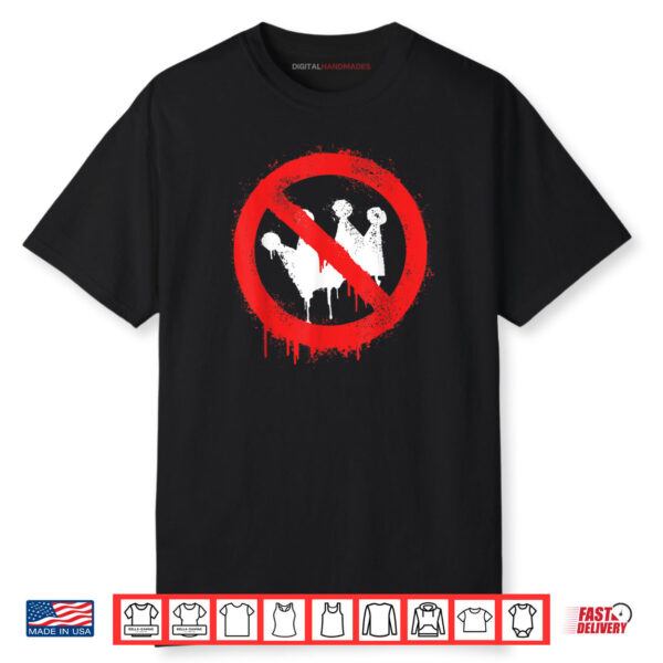 No Kings Protest Stop Sign Shirt