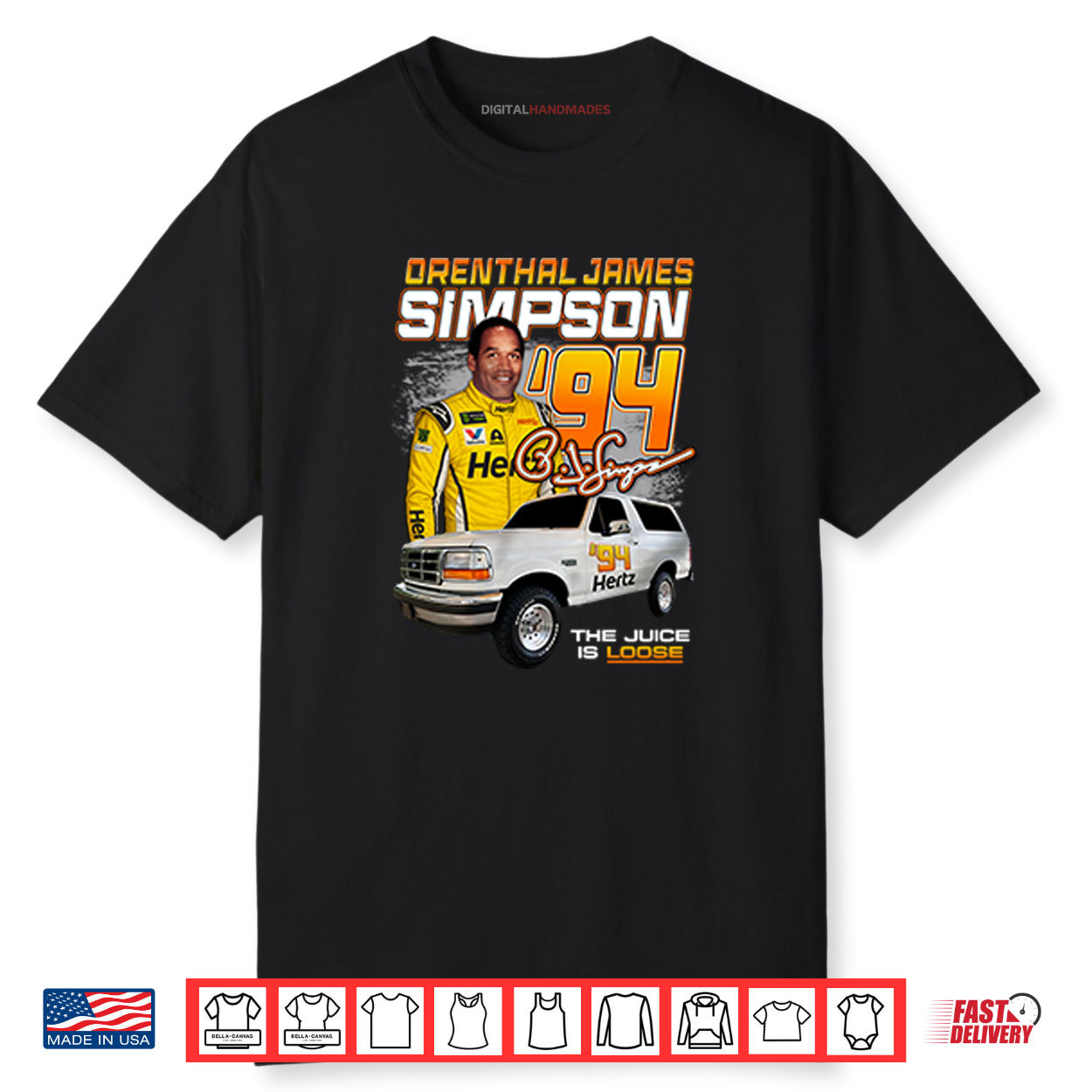 Orenthal James Simpson 94 The Juice Is Loose Shirt