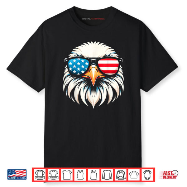 Patriotic Eagle USA Flag 4th of July Shirt