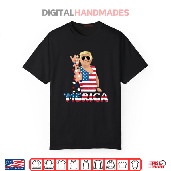 Patriotic Trump 4th of July America Freedom Independence Day Shirt