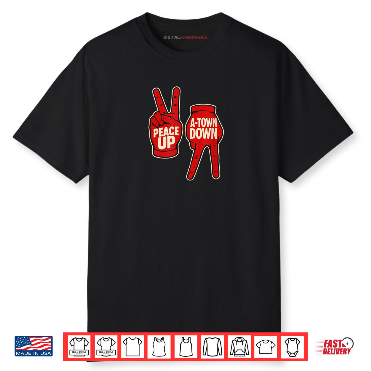 Peace Up A town Down Shirt