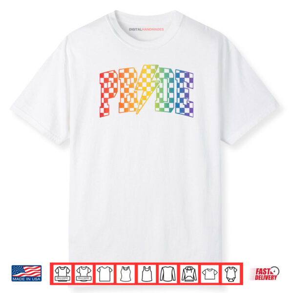 Pride Lightning Bolt Rainbow LGBTQ Pride Month Shirt