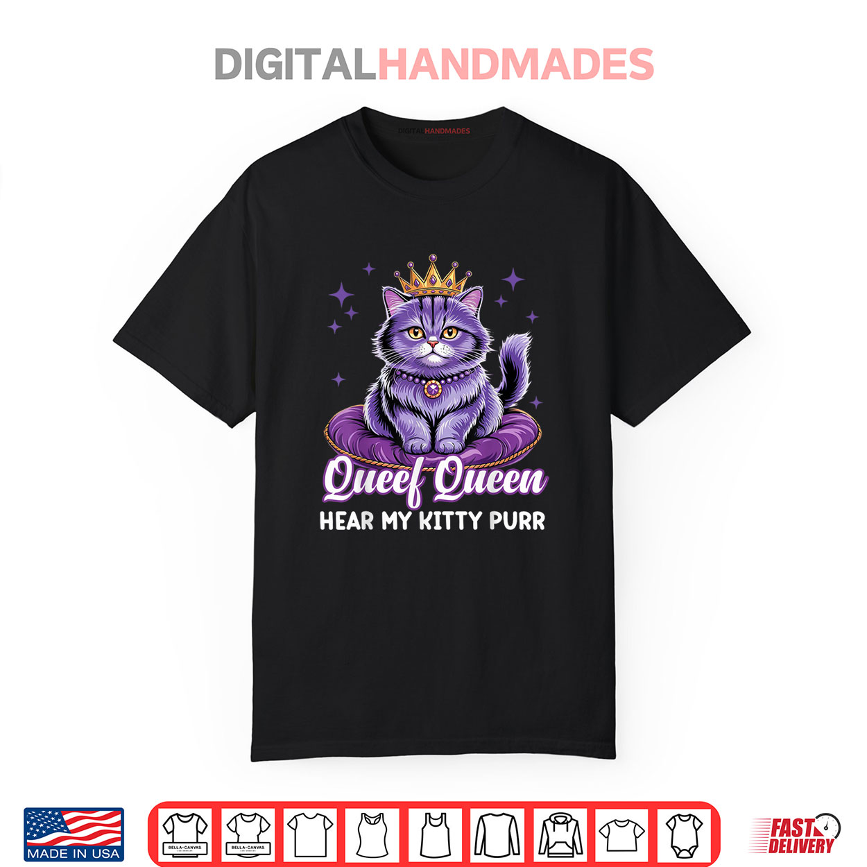 Queef Queen Cat Inappropriate Dirty Adult Humor Jokes Shirt Queef Queen Cat Inappropriate Dirty Adult Humor Jokes Shirt