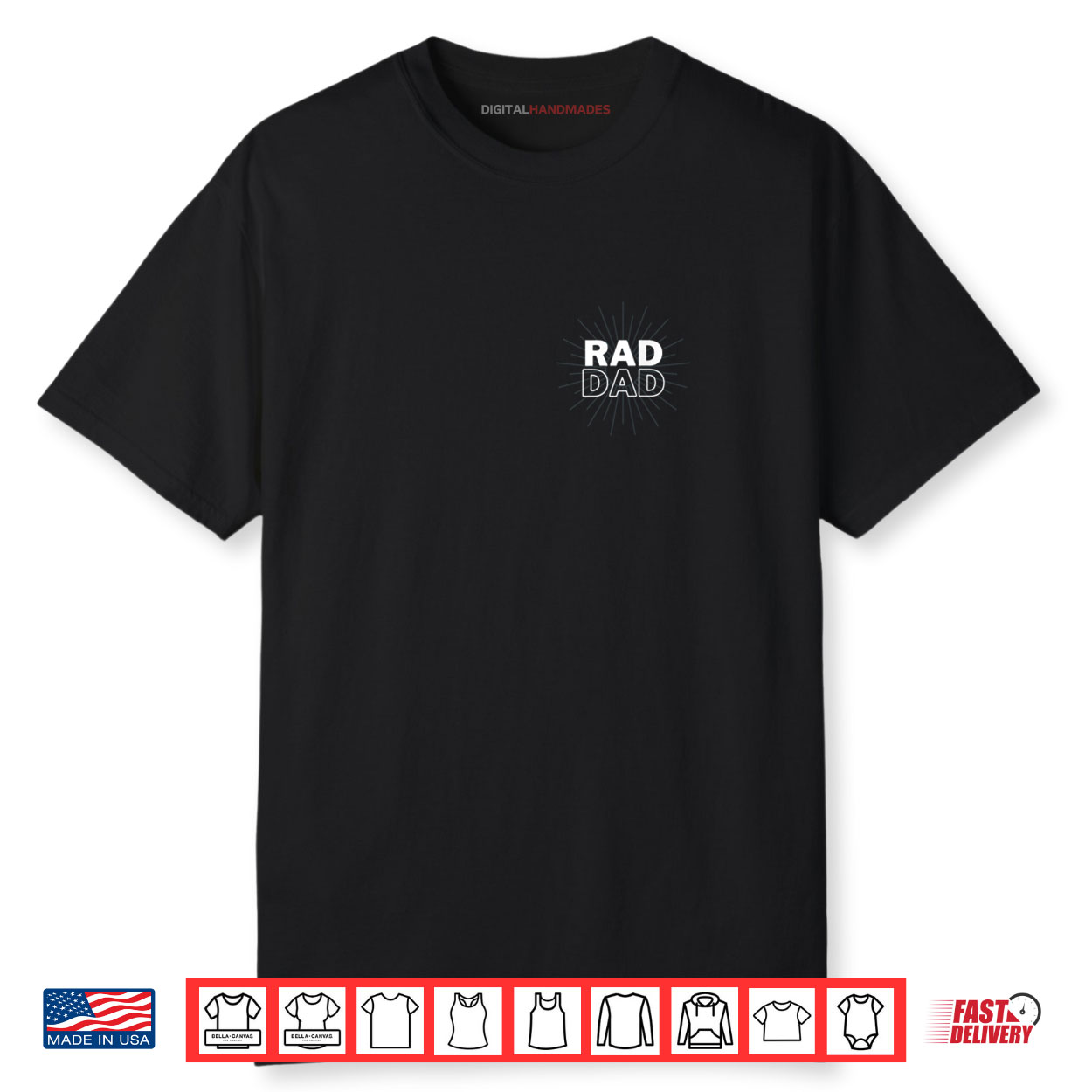RAD DAD Father’s Day Gift Shirt RAD DAD Father’s Day Gift Shirt