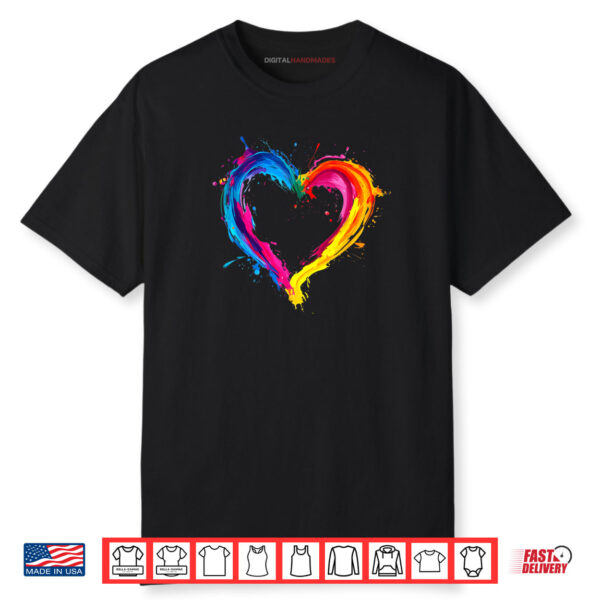 Rainbow Heart LGBTQ+ Gay Pride Month LGBT Shirt