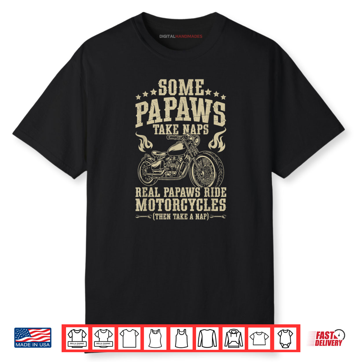 Real Papaws Ride Motorcycle Rider Papaw Biker Papaw Shirt Real Papaws Ride Motorcycle Rider Papaw Biker Papaw Shirt