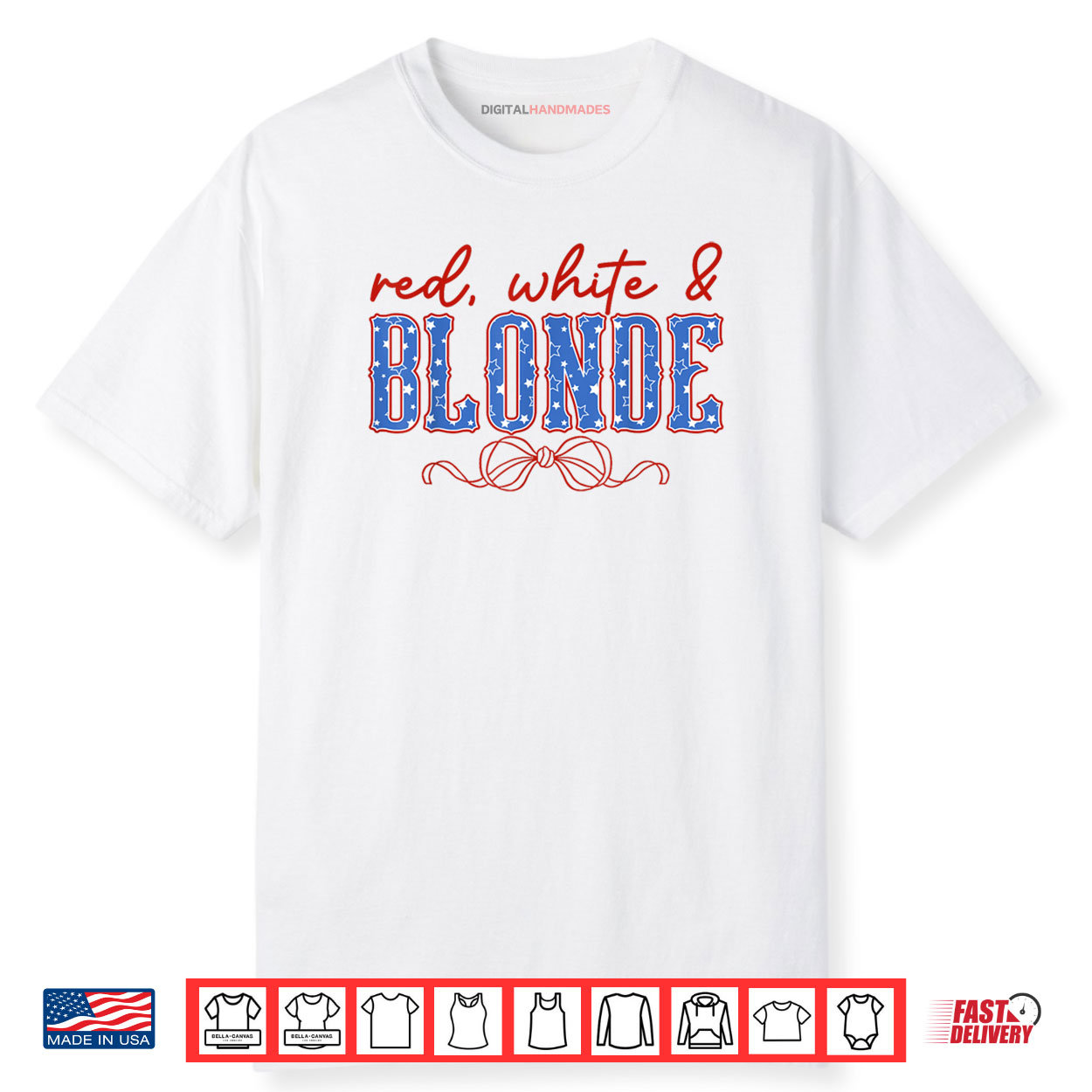 Red white and Blonde Western Country Cowgirl 4th Of July Shirt Red white and Blonde Western Country Cowgirl 4th Of July Shirt