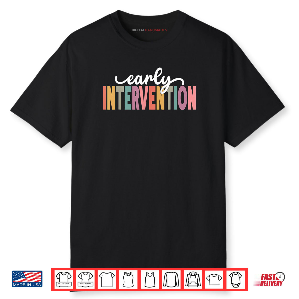 Retro Early Intervention Teacher School Support Specialist Shirt Retro Early Intervention Teacher School Support Specialist Shirt