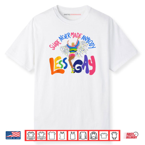 Retro Shade Never Made Anybody Less Gay Rainbow Pride Month Shirt