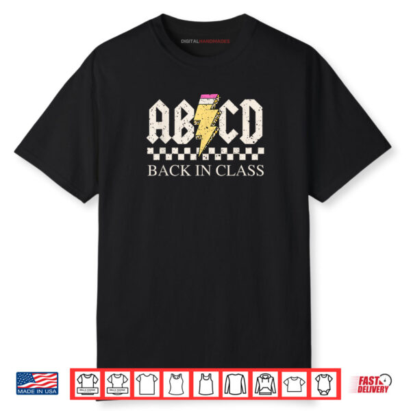 Rock Back to School ABCD Back in Class Shirt