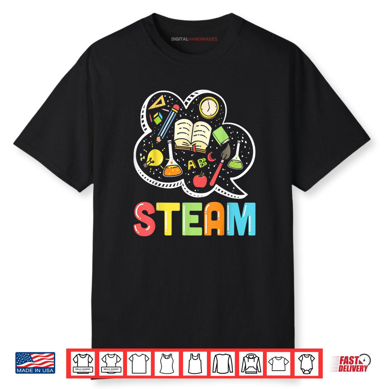 STEAM Teacher And Student Back To School STEM Shirt STEAM Teacher And Student Back To School STEM Shirt