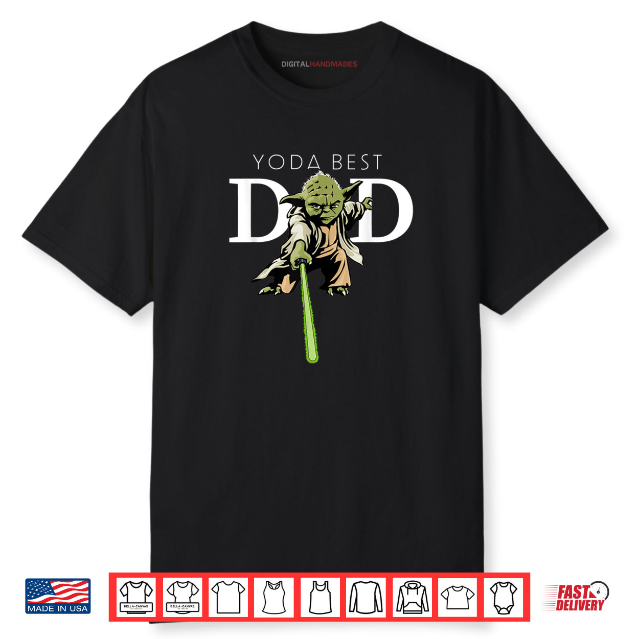 Star Wars Yoda Lightsaber Best Dad Father’s Day Shirt Star Wars Yoda Lightsaber Best Dad Father’s Day Shirt
