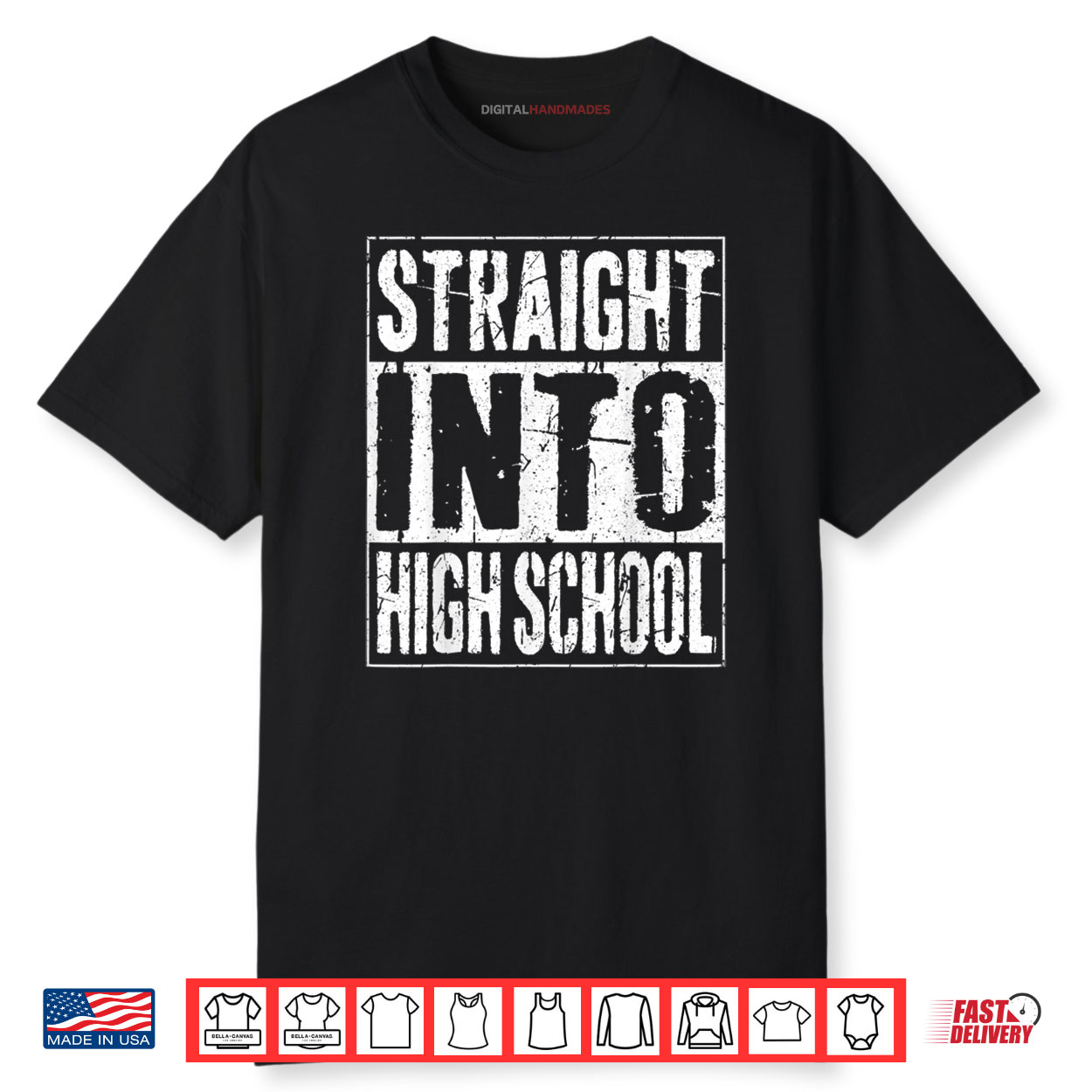 Straight Into High School Shirt Straight Into High School Shirt