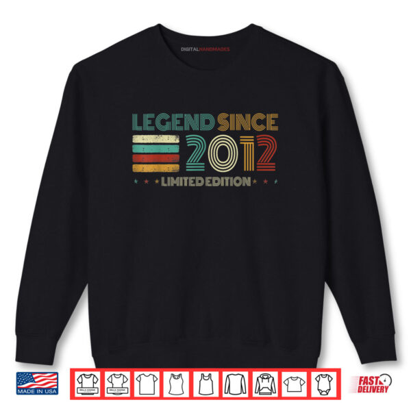 13 Years Old Legend Since 2012 13th Birthday Shirt 1 Sweatshirt 13 Years Old Legend Since 2012 13th Birthday Shirt digitalhandmades