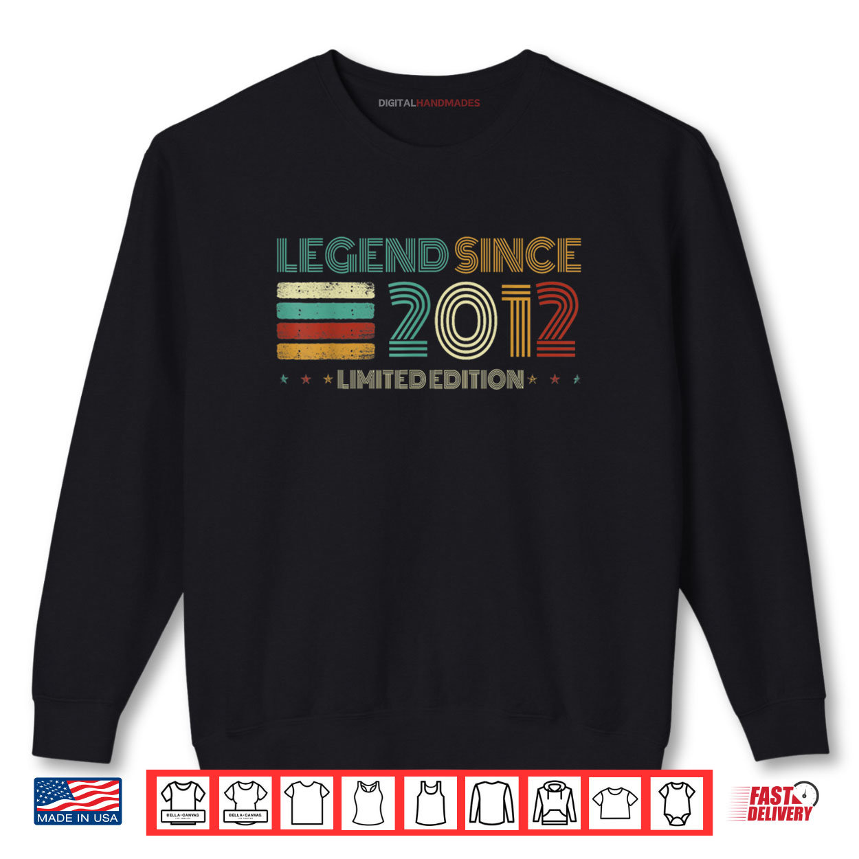 13 Years Old Legend Since 2012 13th Birthday Shirt 13 Years Old Legend Since 2012 13th Birthday Shirt