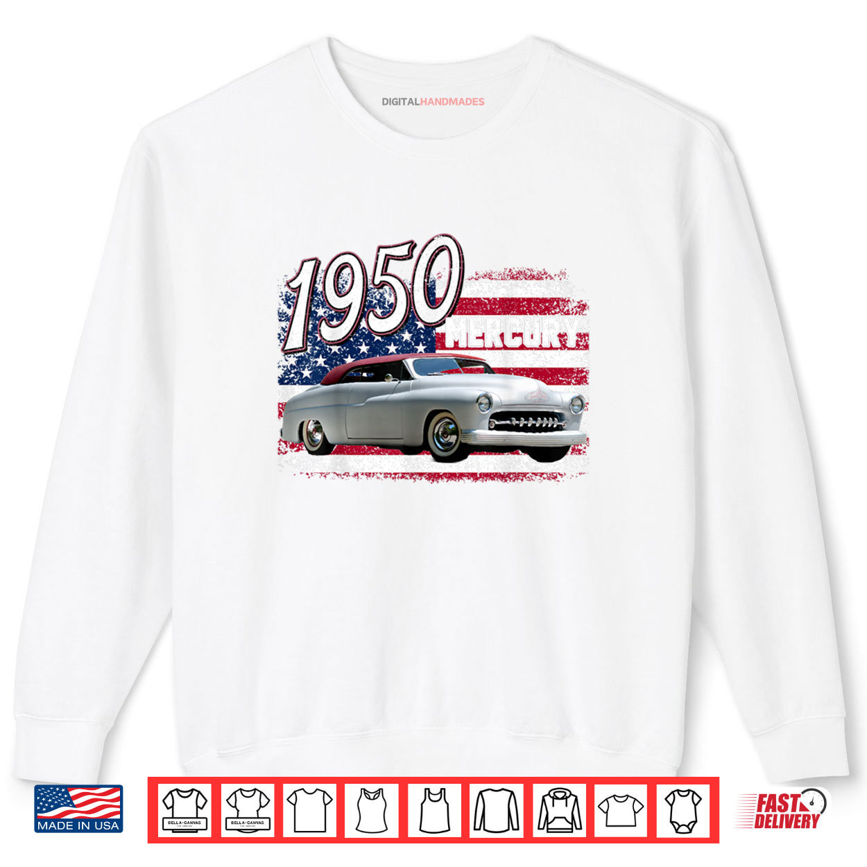 1950 50 Mercury 4th Of July American Shirt 1950 50 Mercury 4th Of July American Shirt