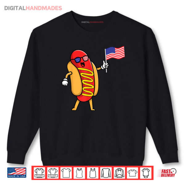 Sweatshirt 4th of July Hot Dog Hotdog 4th of July Shirt