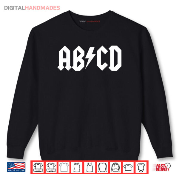Sweatshirt ABCD Rock Back To School Shirt