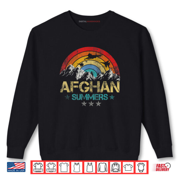 Sweatshirt Afghanistan Summer Veteran Fighter Jet Patriotic 4th of July Shirt digitalhandmades