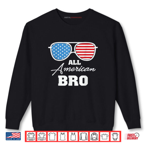 Sweatshirt All American Bro Sunglasses Shirt