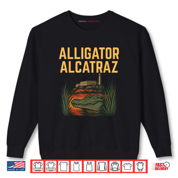 Sweatshirt Alligator Alcatraz Shirt digitalhandmades 1