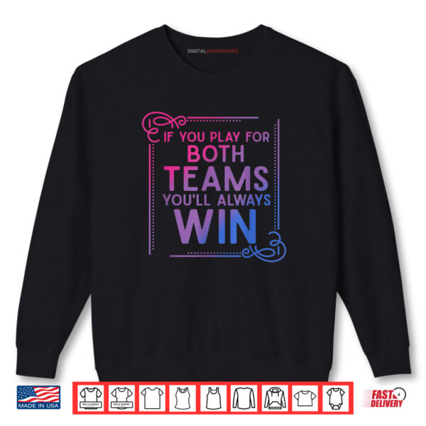 Bi Flag Pride Month Bisexuality Pride Gift Funny Bisexual Shirt 1 Sweatshirt Bi Flag Pride Month Bisexuality Pride Gift Funny Bisexual Shirt