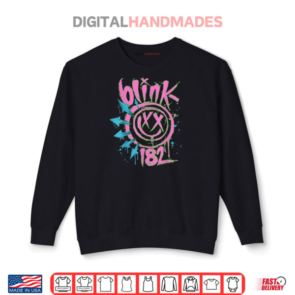 Blink 182 Neon Rock Music Band Shirt 1 Sweatshirt Blink 182 Neon Rock Music Band Shirt