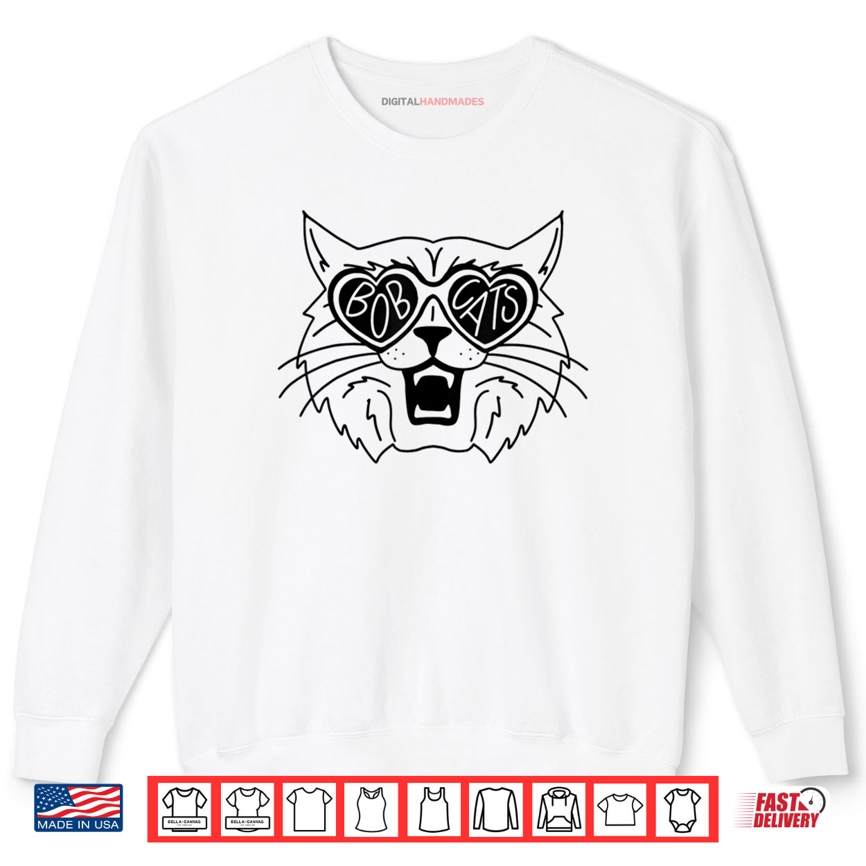 Bobcats School Sports Fan Team Spirit Shirt Bobcats School Sports Fan Team Spirit Shirt