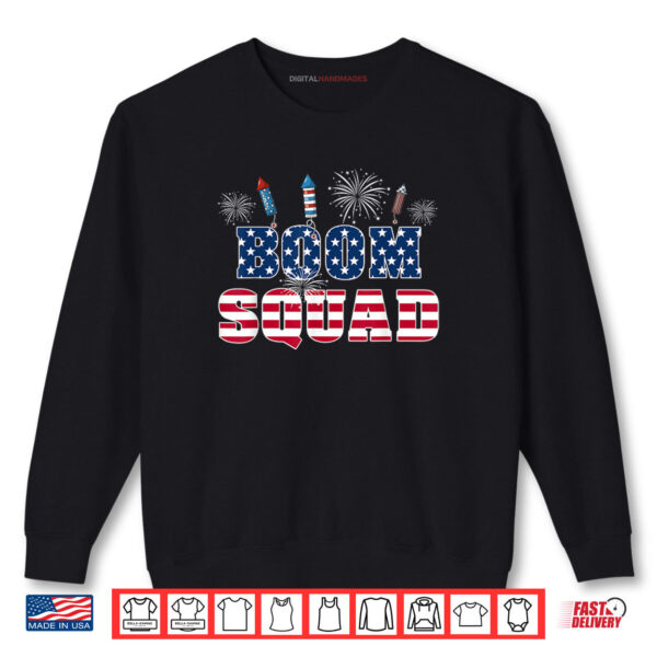 Sweatshirt Boom Squad 4th of July Shirt digitalhandmades