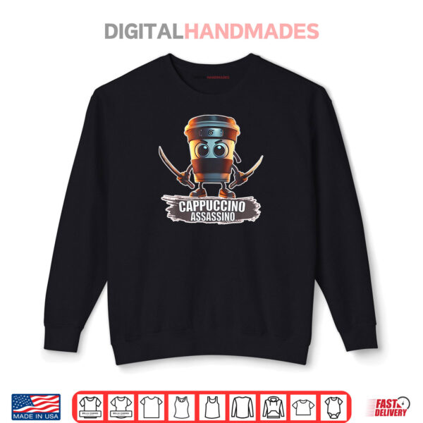 Sweatshirt Brainrot Italian Meme Cappuccino Assassino Shirt