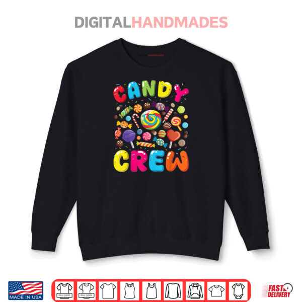 Sweatshirt Candy Crew Sweetie Candy Squad Halloween Costume Shirt