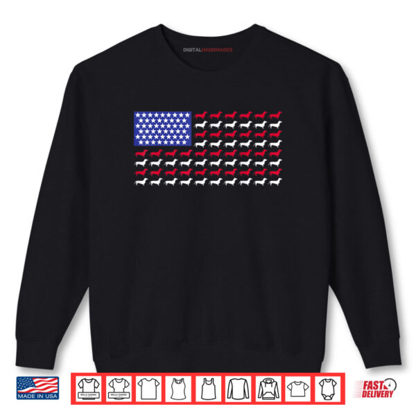 Dachshund Patriotic American Flag Dachshund 4th Of July Shirt 1 Sweatshirt Dachshund Patriotic American Flag Dachshund 4th Of July Shirt digitalhandmades