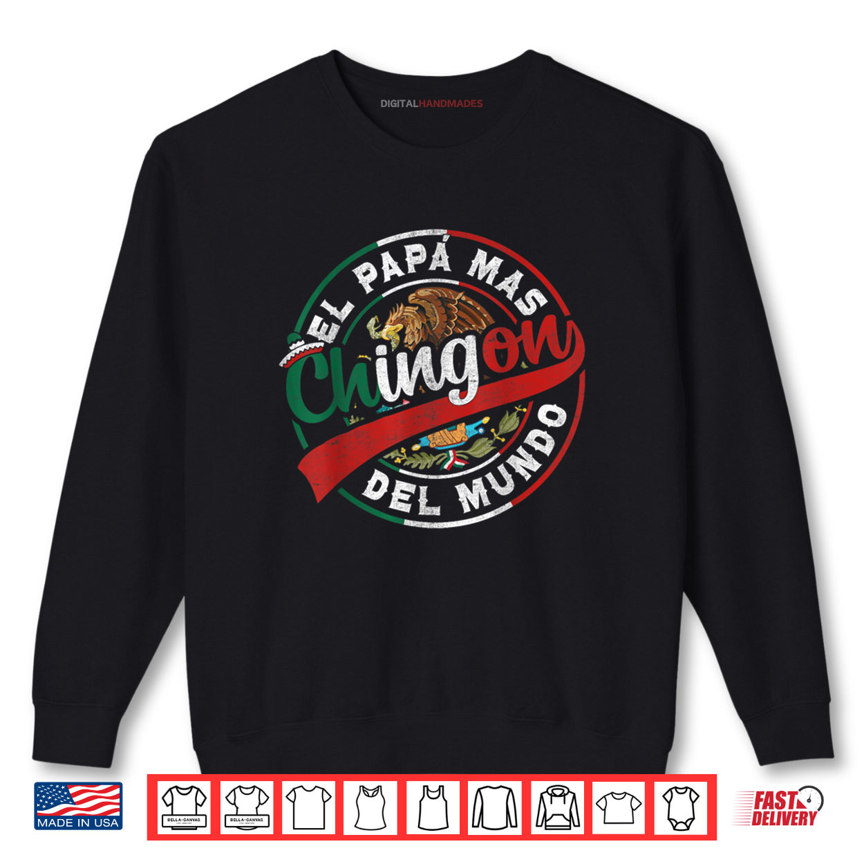El Papa Mas Chingon Dia Del Padre Mexican Dad Father’s Day Shirt El Papa Mas Chingon Dia Del Padre Mexican Dad Father’s Day Shirt