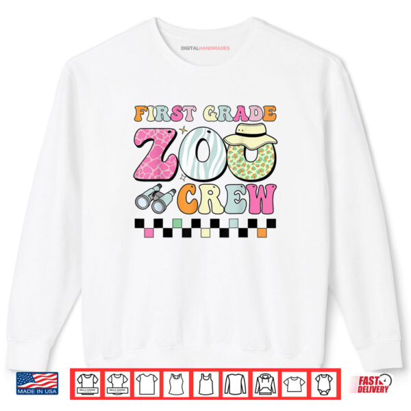 Sweatshirt Field Zoo Trip For Teacher First Grade Crew Shirt
