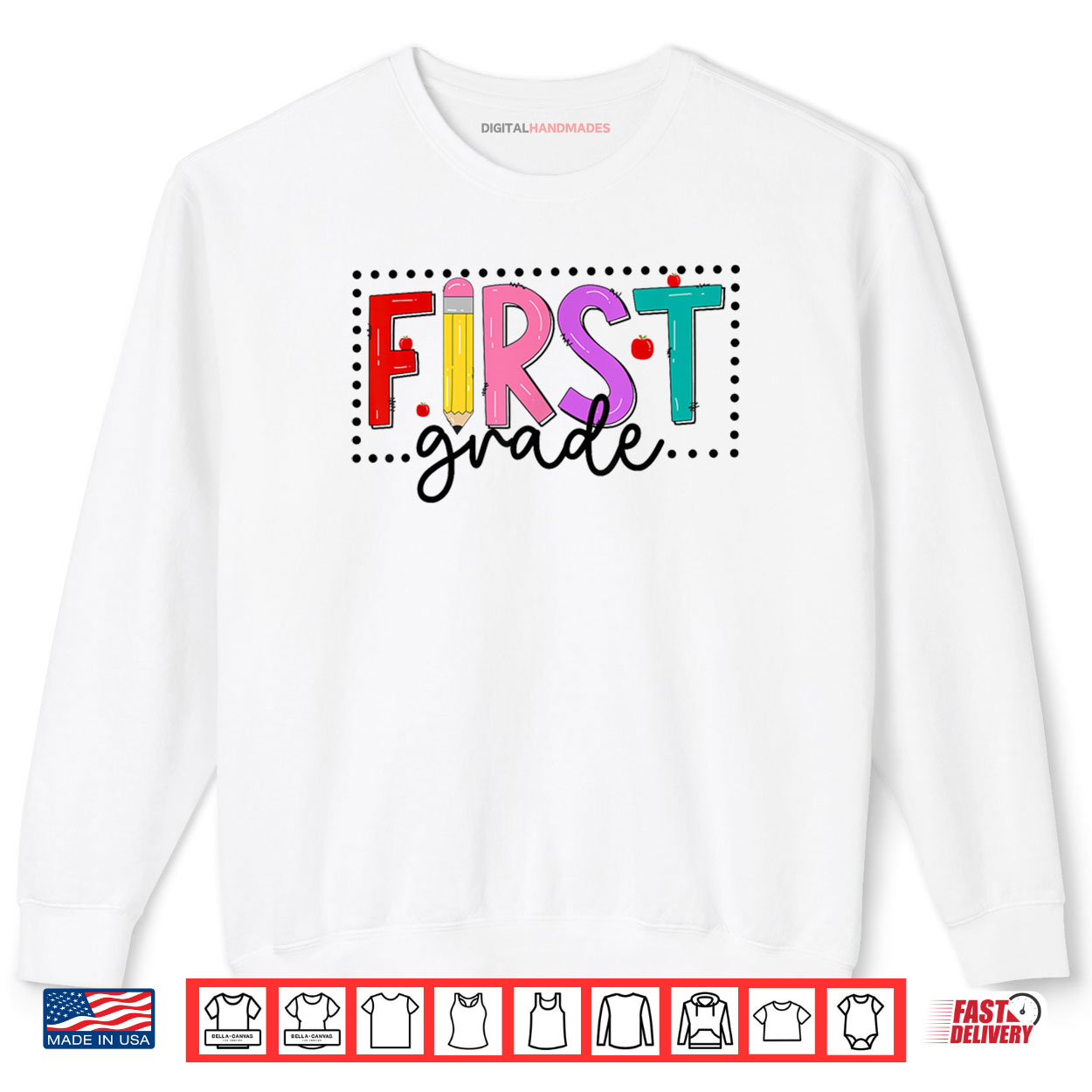 First Grade First Day Of School 1st Grade Team Shirt First Grade First Day Of School 1st Grade Team Shirt