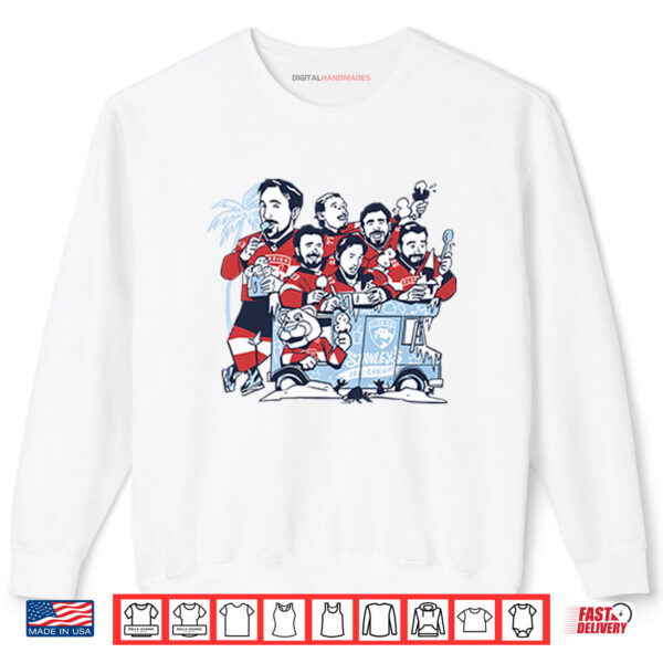 Sweatshirt Florida Panthers Ice Cream Stanley Playoff 2025 NHL Shirt