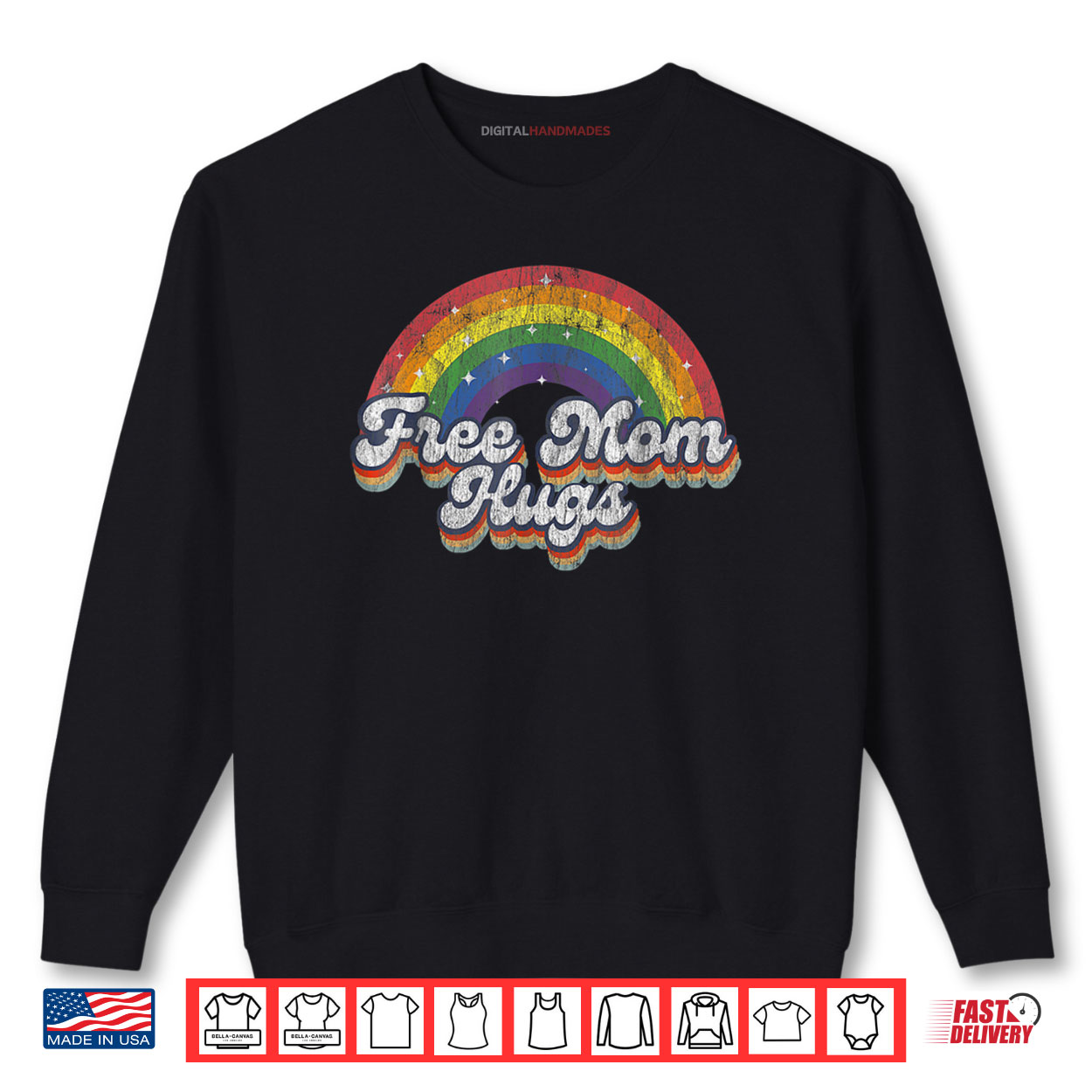 Free Mom Hugs Rainbow Heart LGBT Flag LGBT Pride Month Shirt Free Mom Hugs Rainbow Heart LGBT Flag LGBT Pride Month Shirt