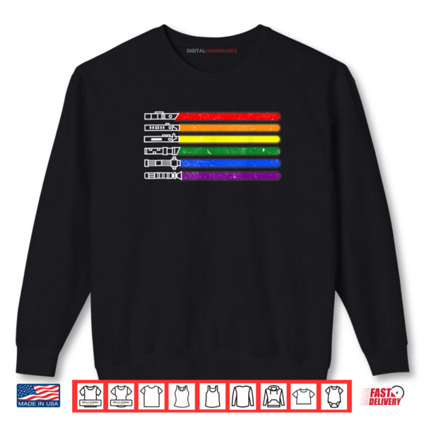 Funny Gay Saber Tee Rainbow LGBT Pride Month LGBTQ Shirt 1 Sweatshirt Funny Gay Saber Tee Rainbow LGBT Pride Month LGBTQ Shirt